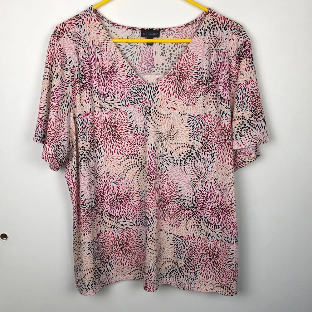 The Limited V-Neck Women's Top Size 1X